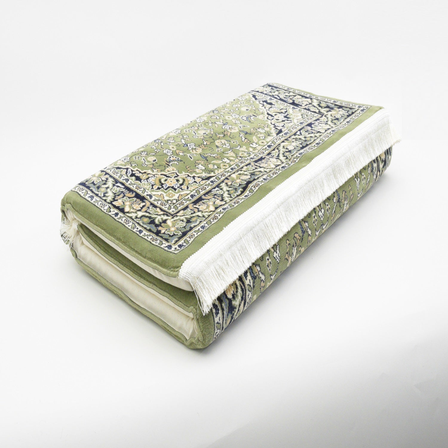 Al Haram Memory Foam Prayer Mat Green - Nusuki SA