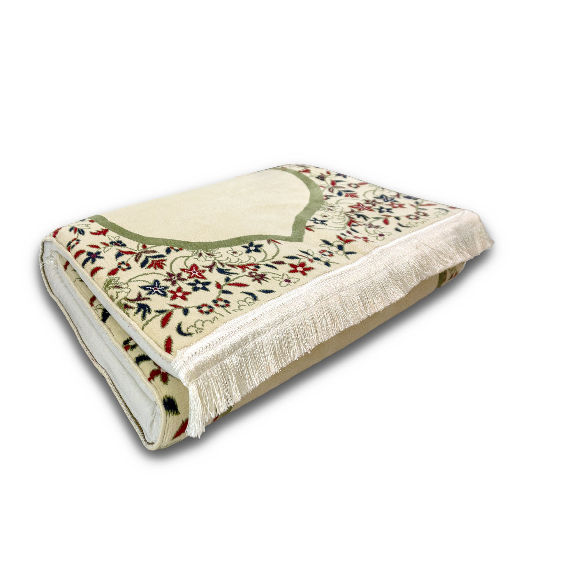 Al Imam Memory Foam Prayer Mat Beige - Nusuki SA