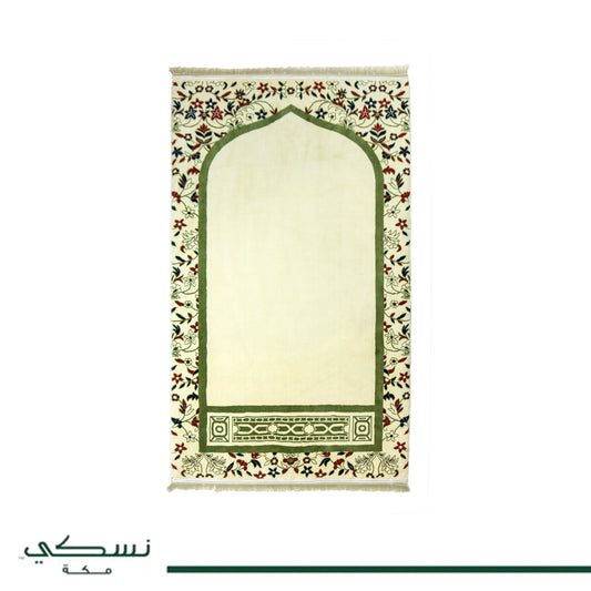 Al Imam Memory Foam Prayer Mat Beige - Nusuki SA