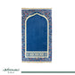 Al Imam Memory Foam Prayer Mat Blue - Nusuki SA