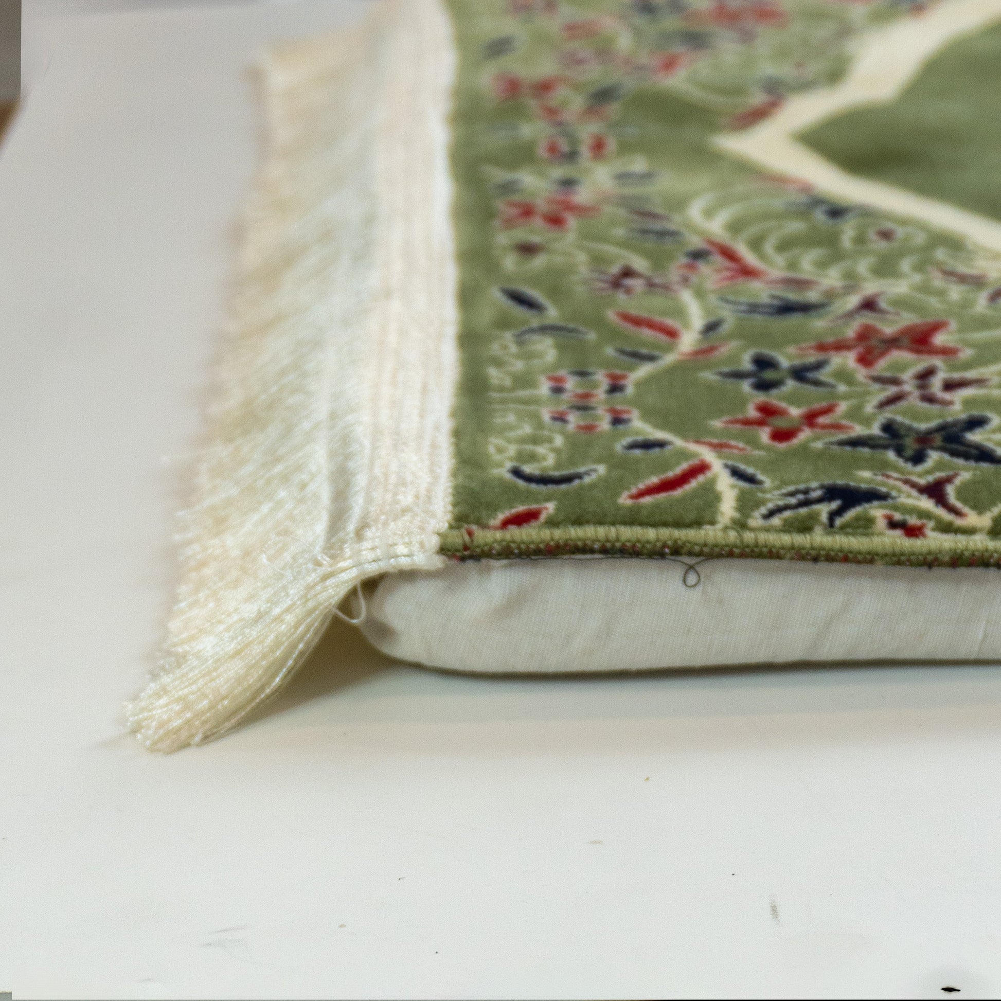 Al Imam Memory Foam Prayer Mat Green - Nusuki SA