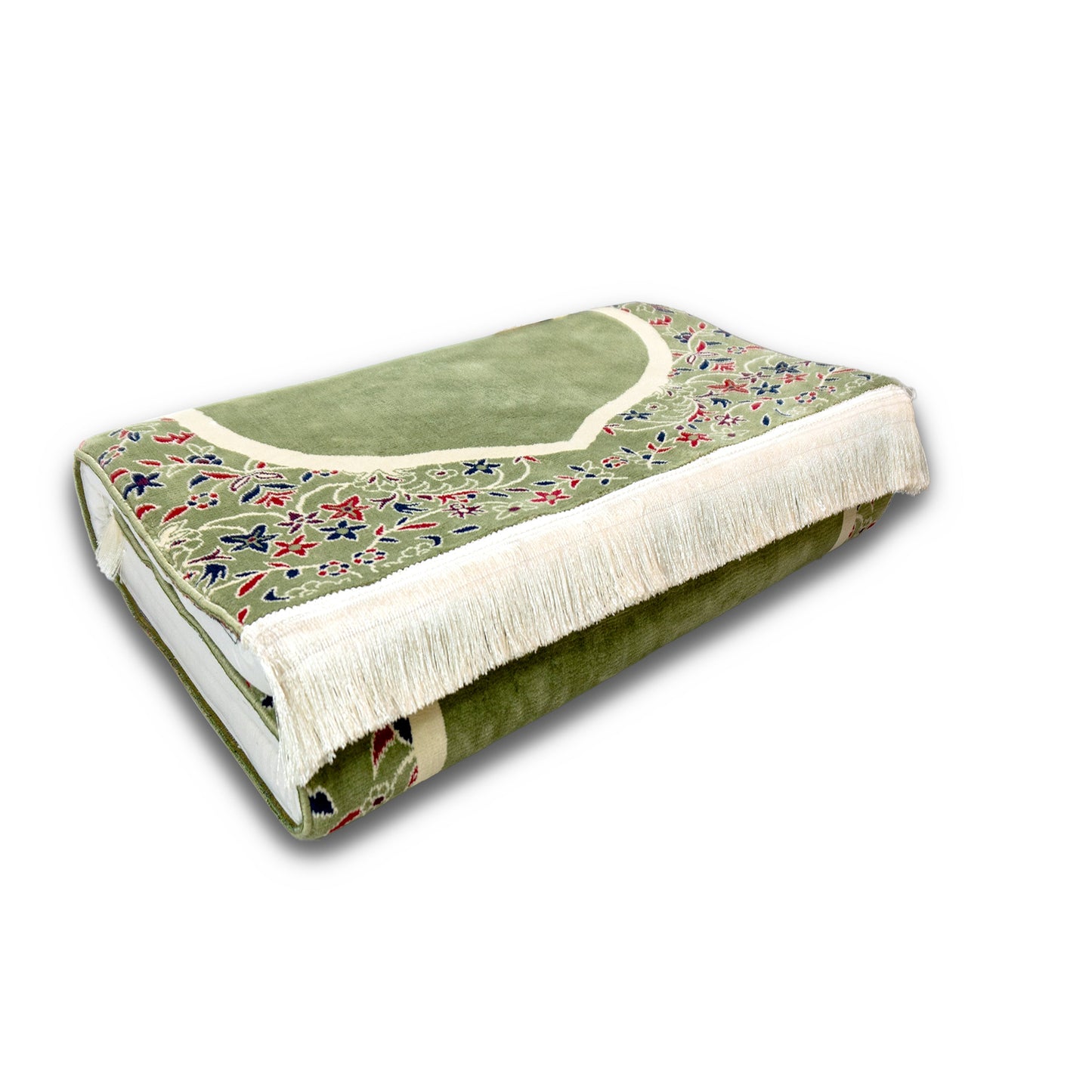 Al Imam Memory Foam Prayer Mat Green - Nusuki SA