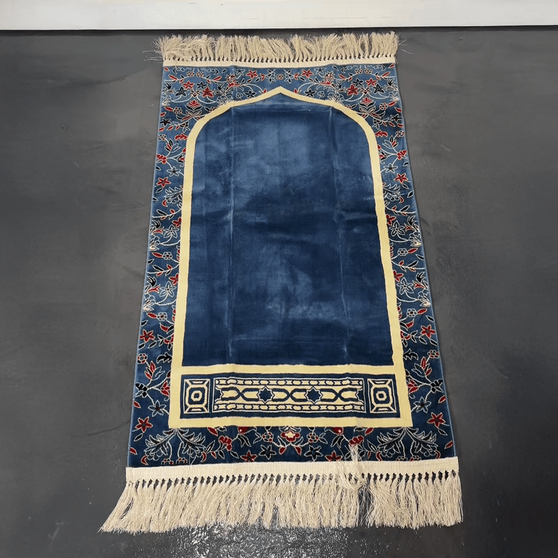 Al Imam Prayer Mat Blue with Handbag - Nusuki SA