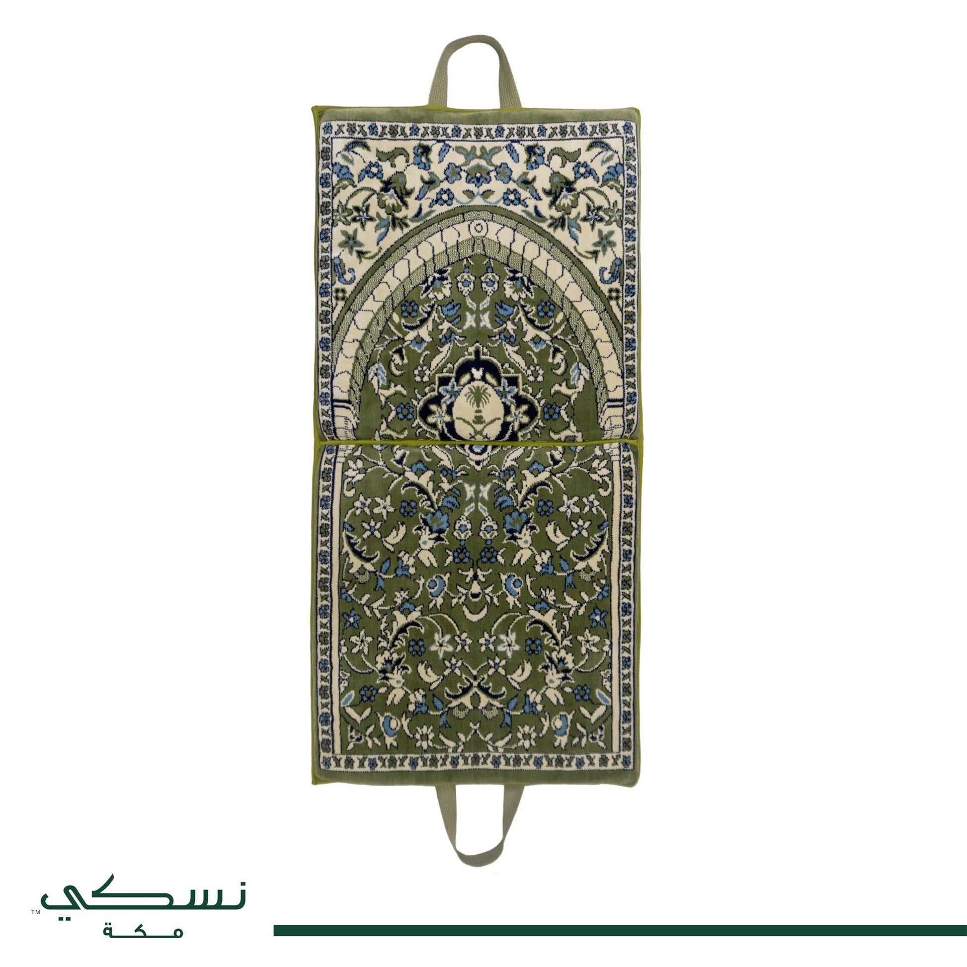 Al - Mihrab Foldable Prayer Mat (3 in 1) with Backrest - Nusuki SA