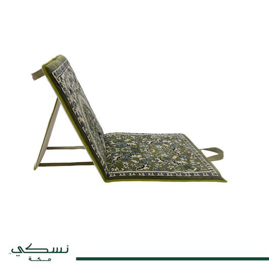 Al - Mihrab Foldable Prayer Mat (3 in 1) with Backrest - Nusuki SA