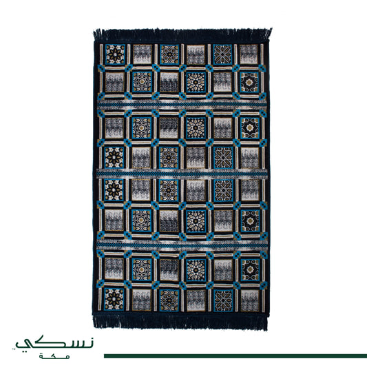 Al Mutamayiza XL Prayer Mat Blue - Nusuki SA