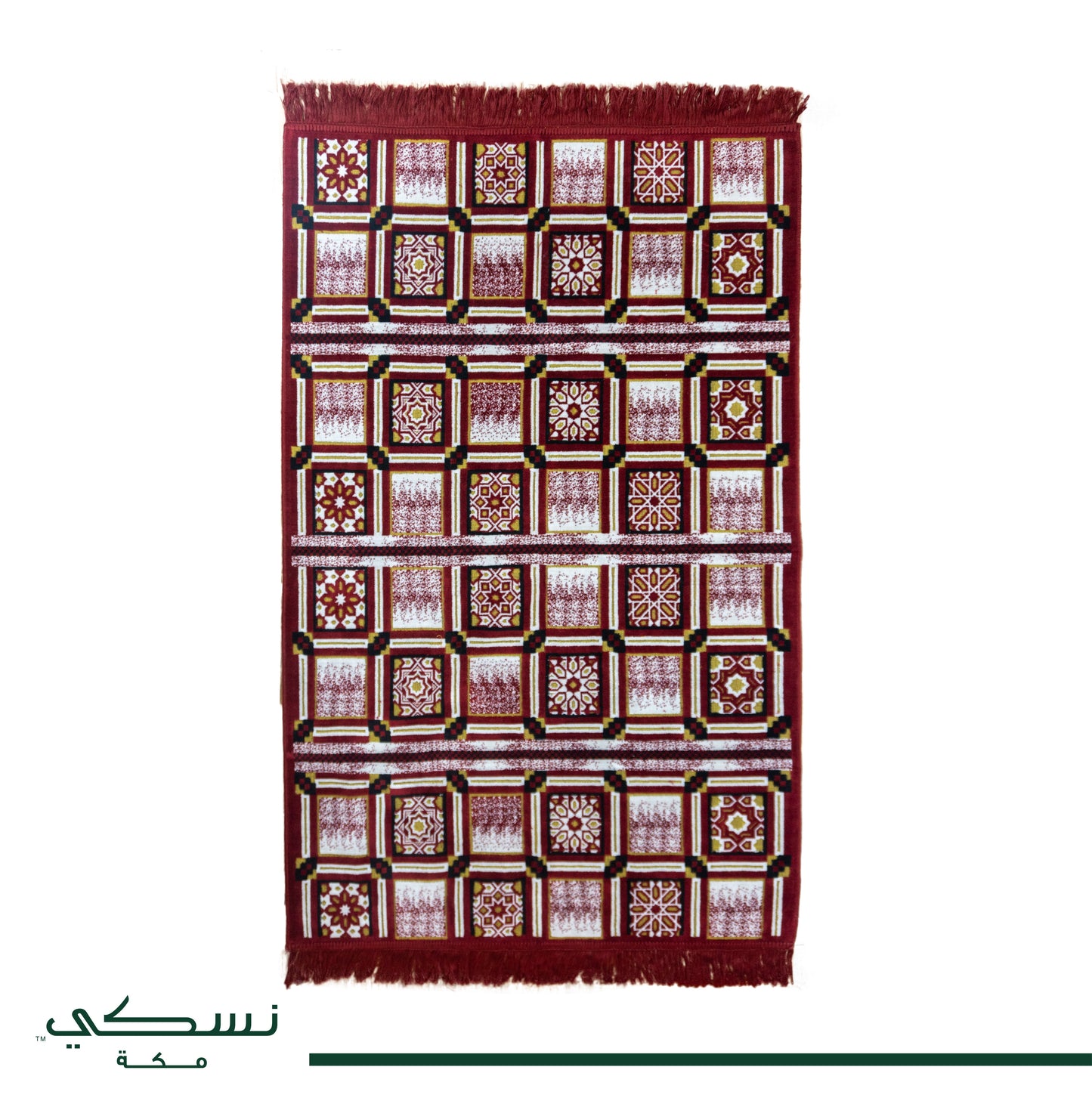 Al Mutamayiza XL Prayer Mat Red - Nusuki SA
