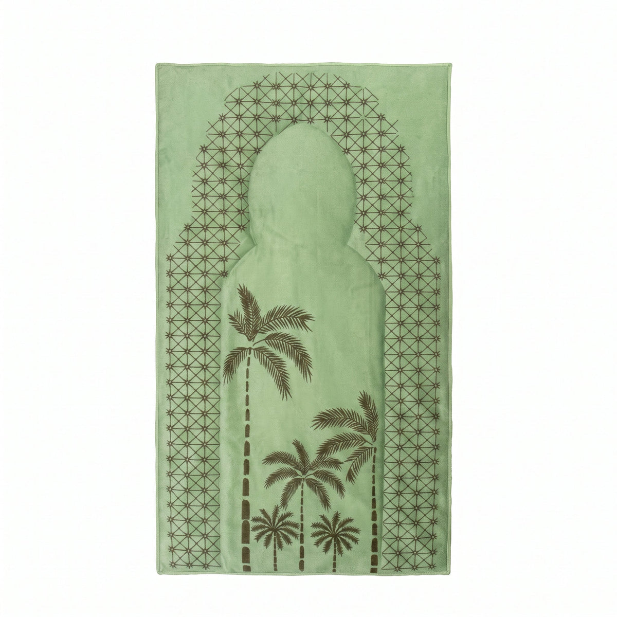 Al Nakheel Prayer Set - 3 Pieces (Prayer Mat + Prayer Dress+ Handbag) - Nusuki Saudi Arabia