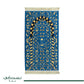 Al Rawda Blue Travel Prayer Mat - Nusuki SA