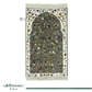 Al Rawda Green Travel Prayer Mat with Bag - Nusuki SA