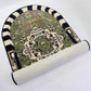 Al Rawda Padded Prayer Mat Arched with Handbag - Nusuki Saudi Arabia