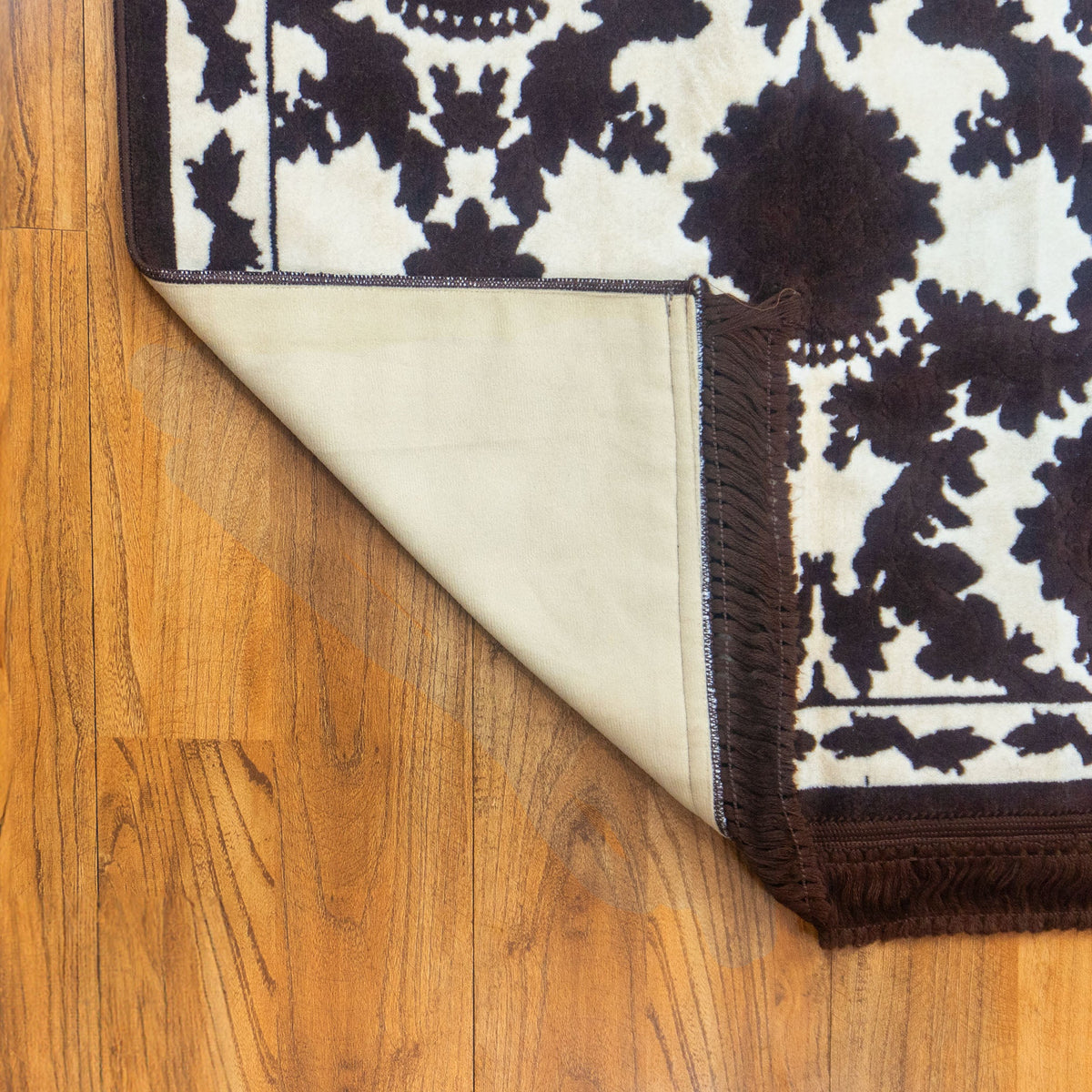 Al Turath Padded Prayer Mat Brown with Handbag - Nusuki Saudi Arabia