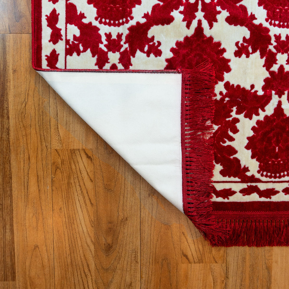 Al Turath Padded Prayer Mat Red with Handbag - Nusuki Saudi Arabia