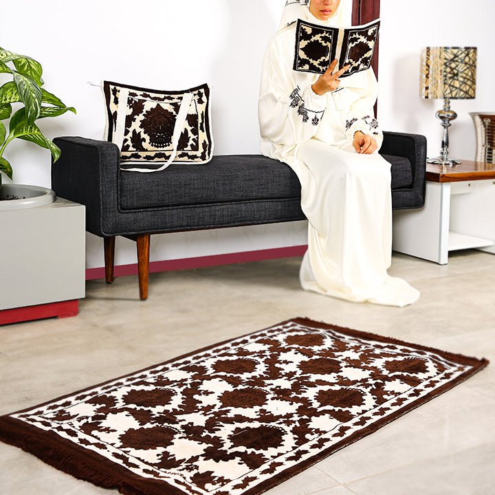 Al Turath Prayer Set - Brown - Nusuki SA