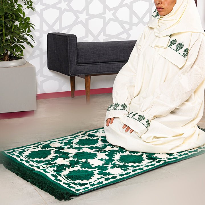 Al Turath Prayer Set - Green - Nusuki SA
