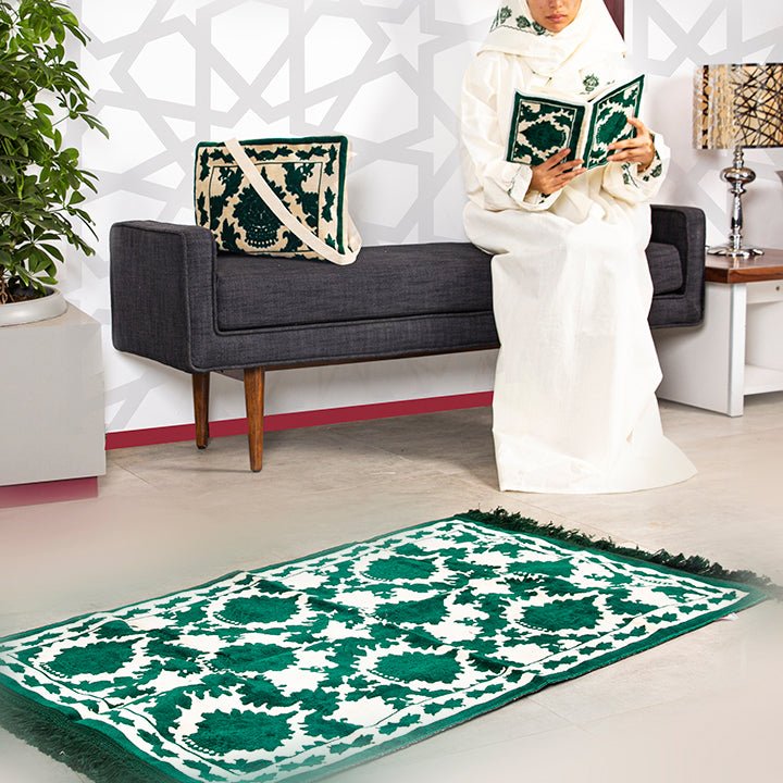 Al Turath Prayer Set - Green - Nusuki SA