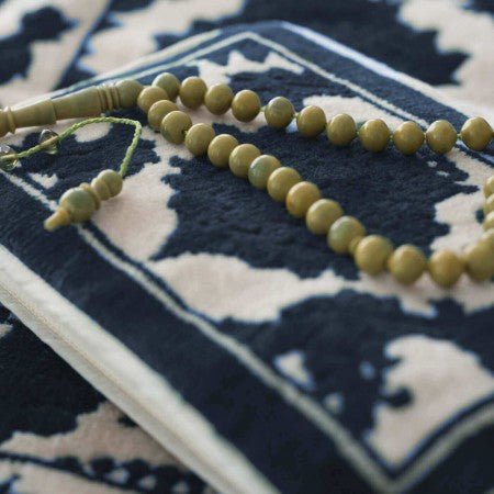 Al Turath Prayer Set - Petroleum Blue - Nusuki SA