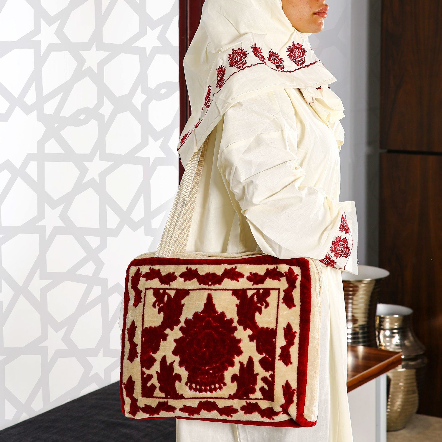 Al Turath Prayer Set - Red - Nusuki SA