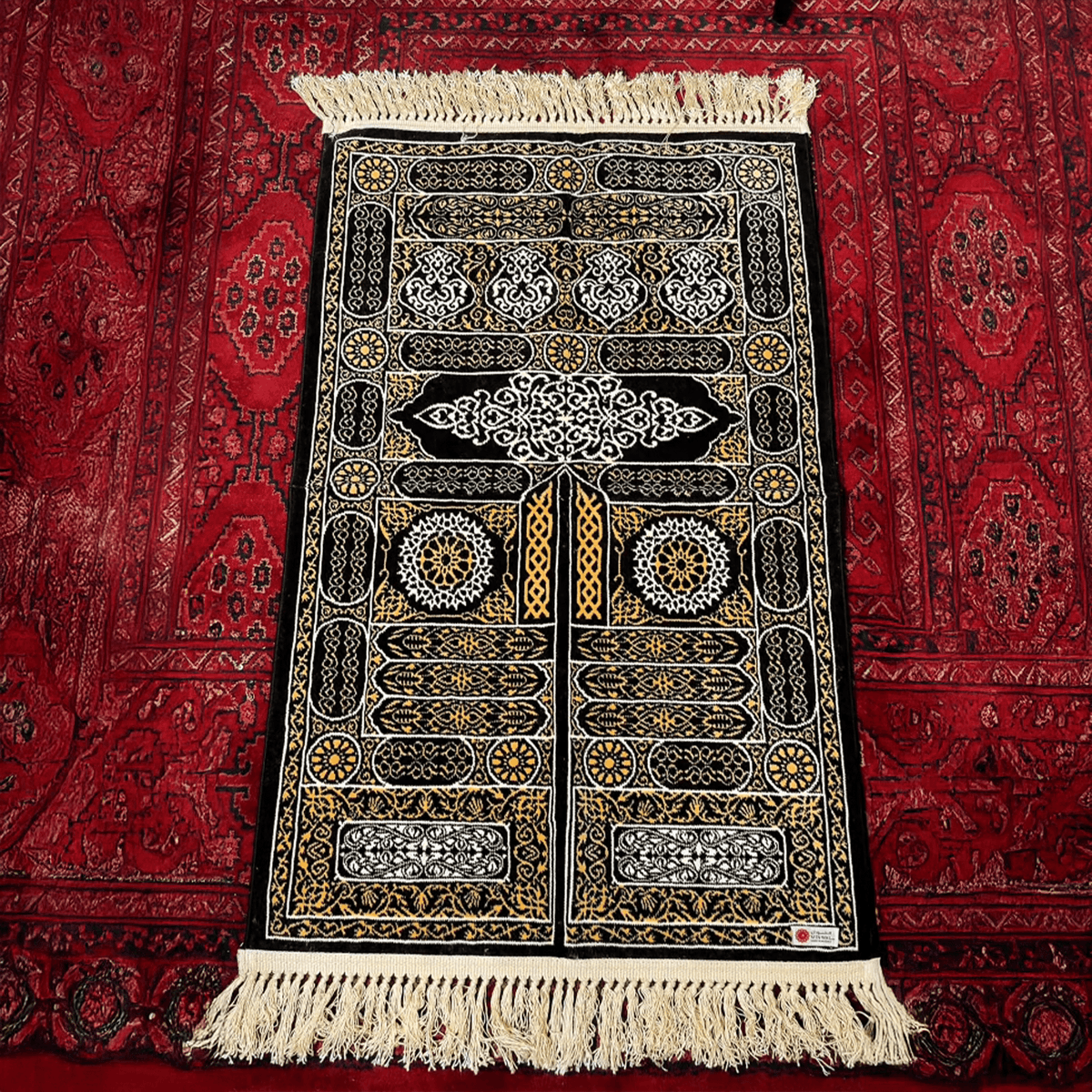 Alkabah Door Prayer Mat with Handbag - Nusuki Saudi Arabia