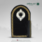 Black Stone Padded Prayer Mat Arched with Hand Bag - Nusuki Saudi Arabia