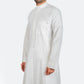 Classic Cotton Thobe Off White (Hidden Zipper) - Nusuki SA