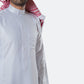 Classic Cotton Thobe White Button - Nusuki SA