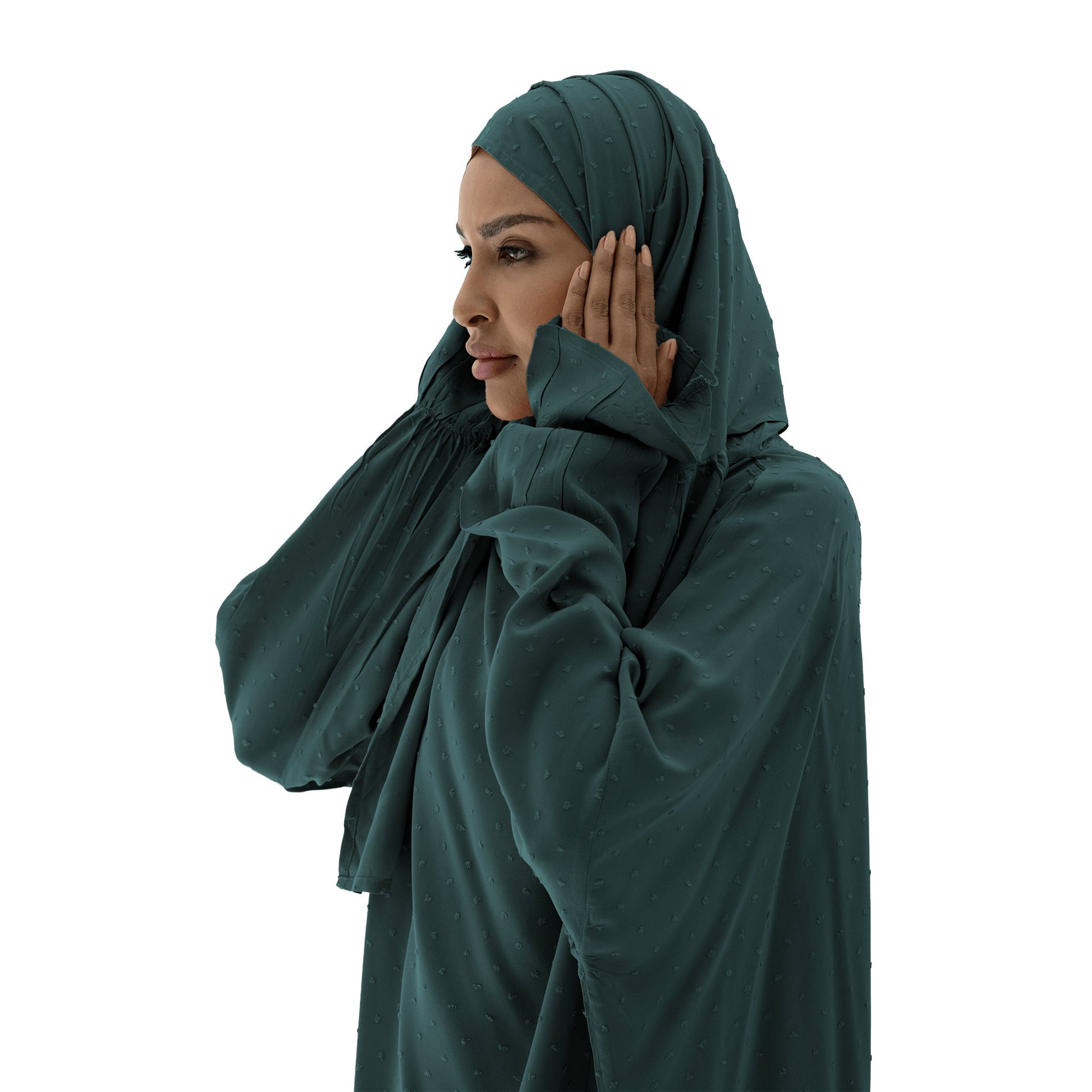 Dotted Prayer Dress Green - Nusuki SA