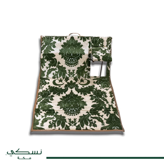 Floor Mattress With Backrest and arm rest For Trips And Camping Green - Nusuki SA