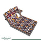 Floor Mattress With Backrest and arm rest For Trips And Camping Red 3 - Nusuki SA