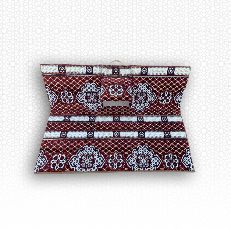 Floor Mattress With Backrest and arm rest For Trips And Camping Red 3 - Nusuki SA