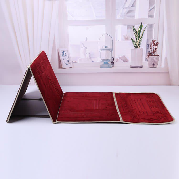 Foldable Prayer Mat Al - Raha Red - Nusuki SA