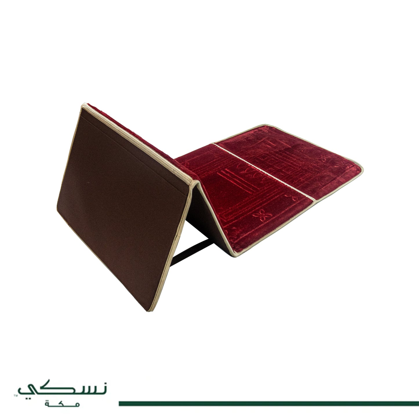 Foldable Prayer Mat Al - Raha Red - Nusuki SA