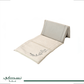 Foldable Prayer Mat Embroidered with Wasjud Waqtarib - Beige - Nusuki SA