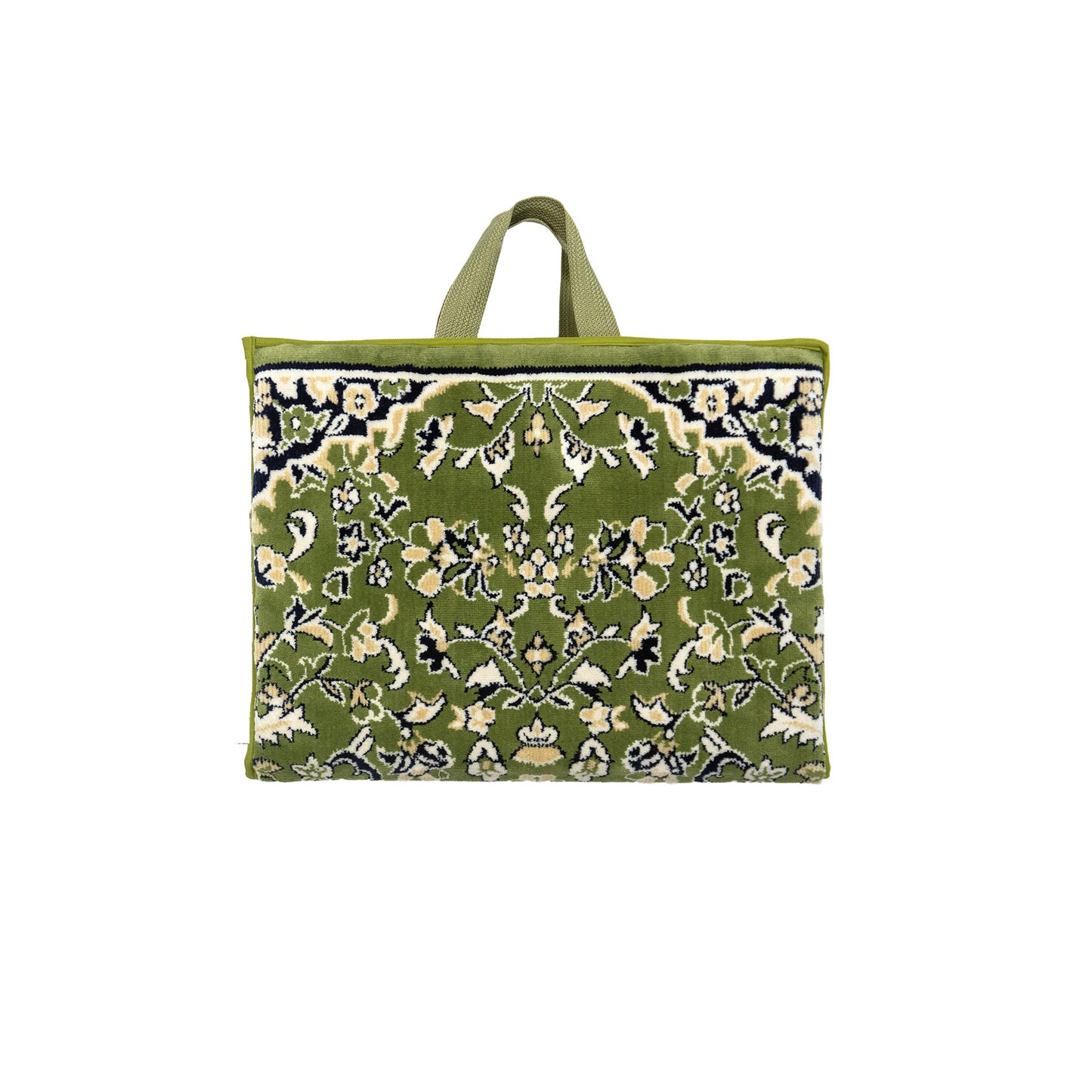 Foldable Prayer Mat Rawdat Al Haramain Green (M) - Nusuki SA