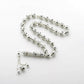 Ivory Prayer Beads with Silver Dots Blue - Nusuki SA