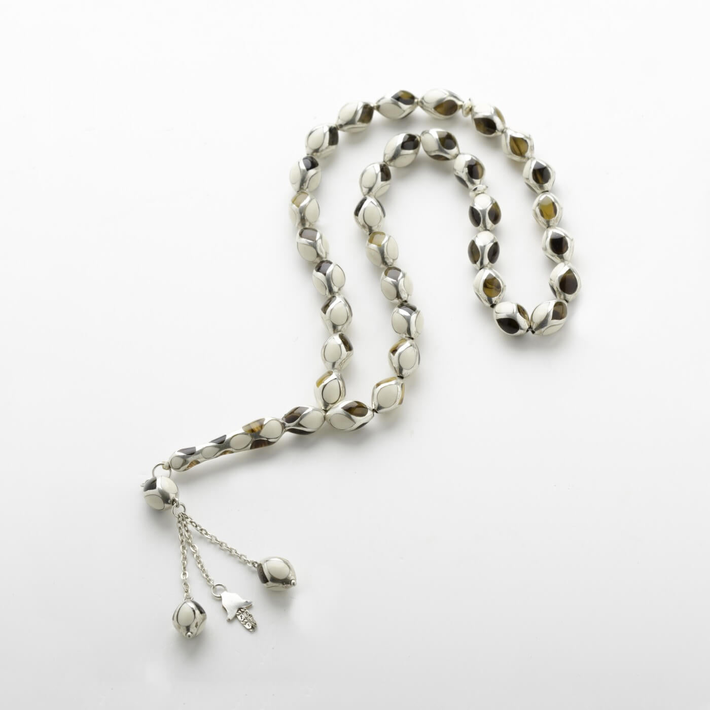 Ivory Terisa with Silver Prayer Beads - Nusuki SA