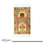 Kashmir Embroidered Prayer Mat-Makkah Design 3 - Nusuki SA