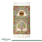 Kashmir Embroidered Prayer Mat-Makkah Design 9 - Nusuki SA