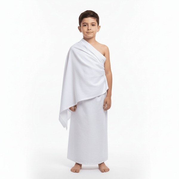 Marwa Kids Ihram with rubber band - Nusuki SA