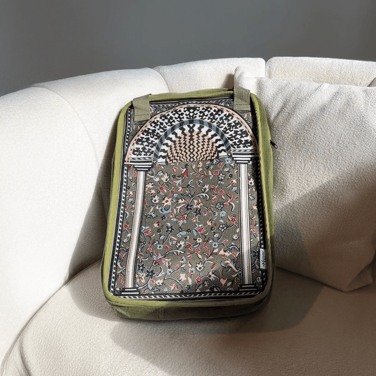 Minbar Al Rawda Prayer Mat with Handbag - Nusuki Saudi Arabia