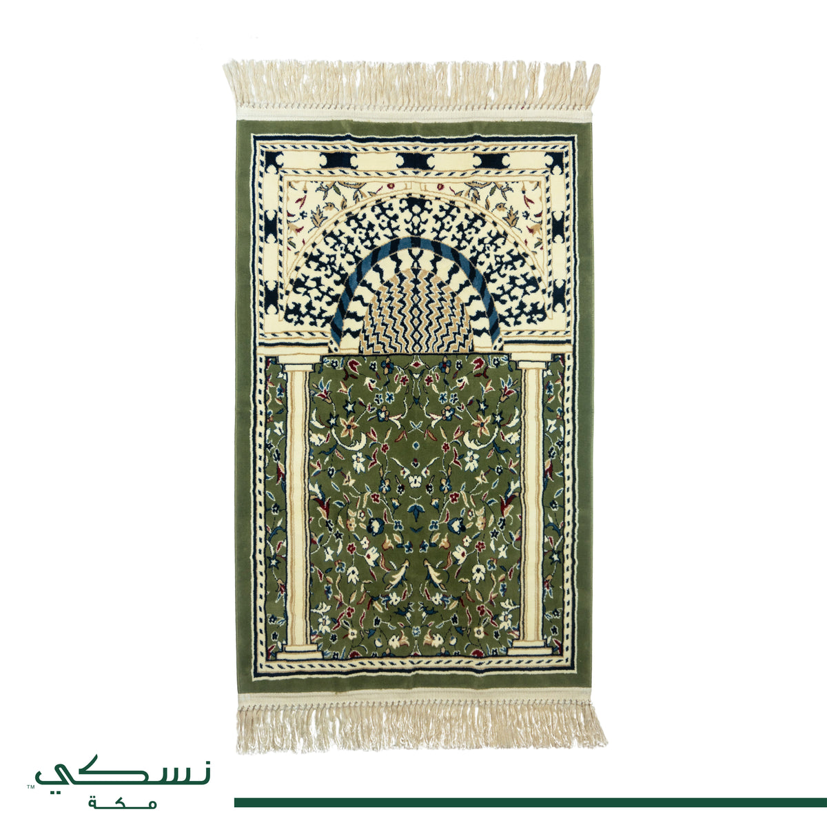 Minbar Al Rawda Prayer Mat with Handbag - Nusuki Saudi Arabia