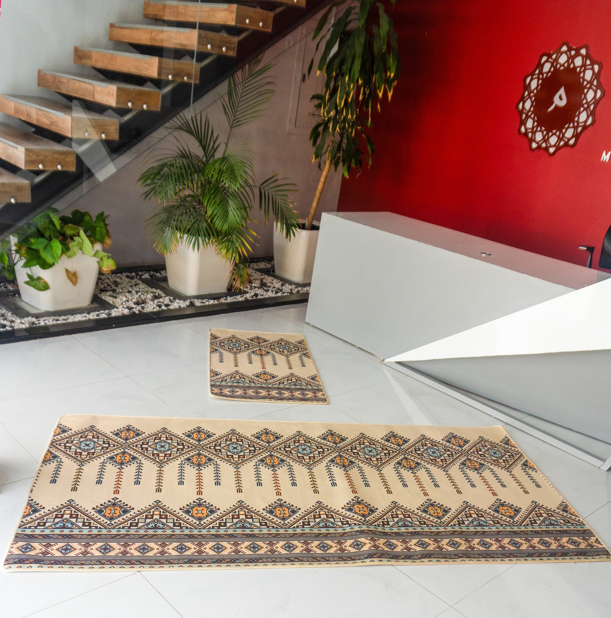 musalla Al Qutt Al Asiri with Handbag - Nusuki SA