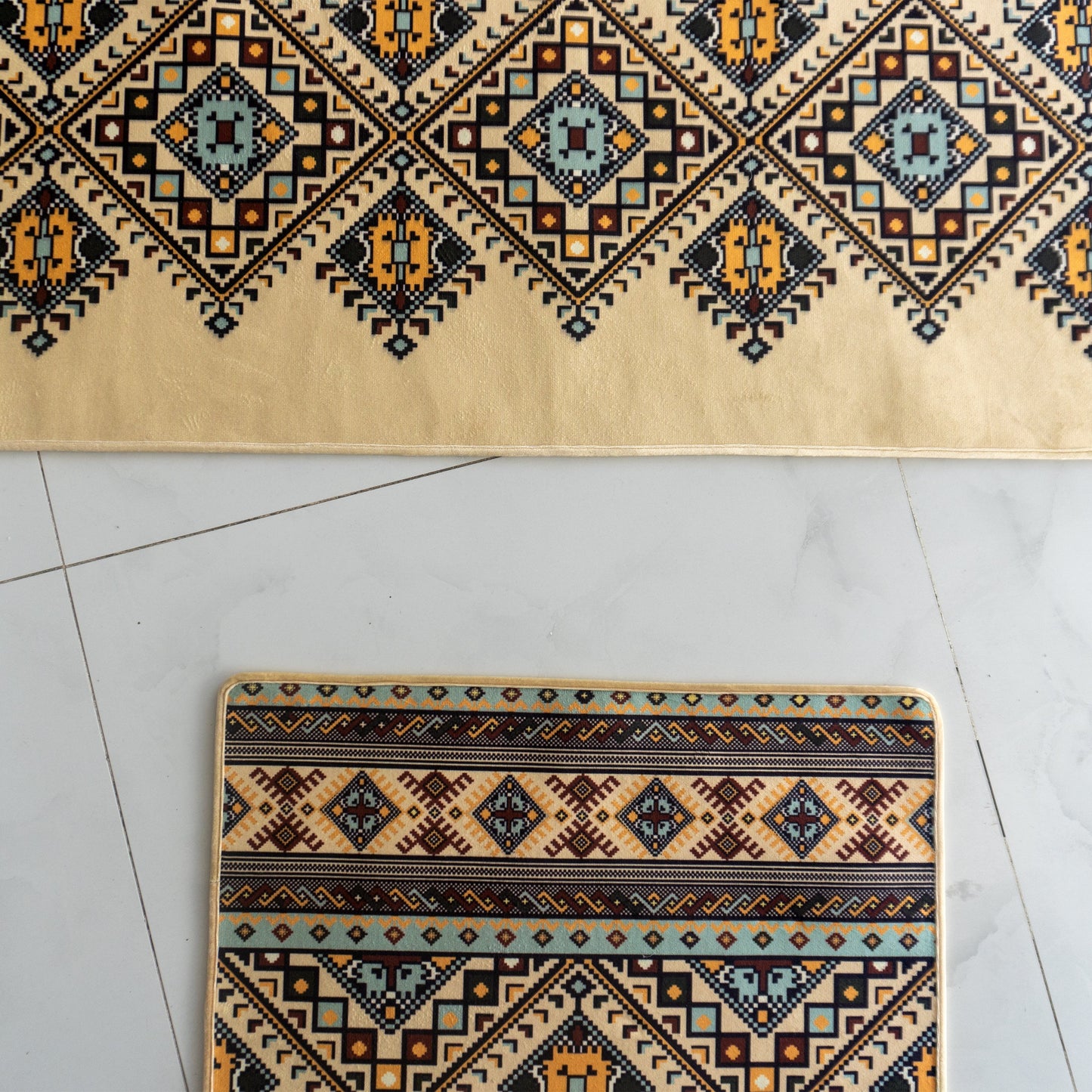 musalla Al Qutt Al Asiri with Handbag - Nusuki SA