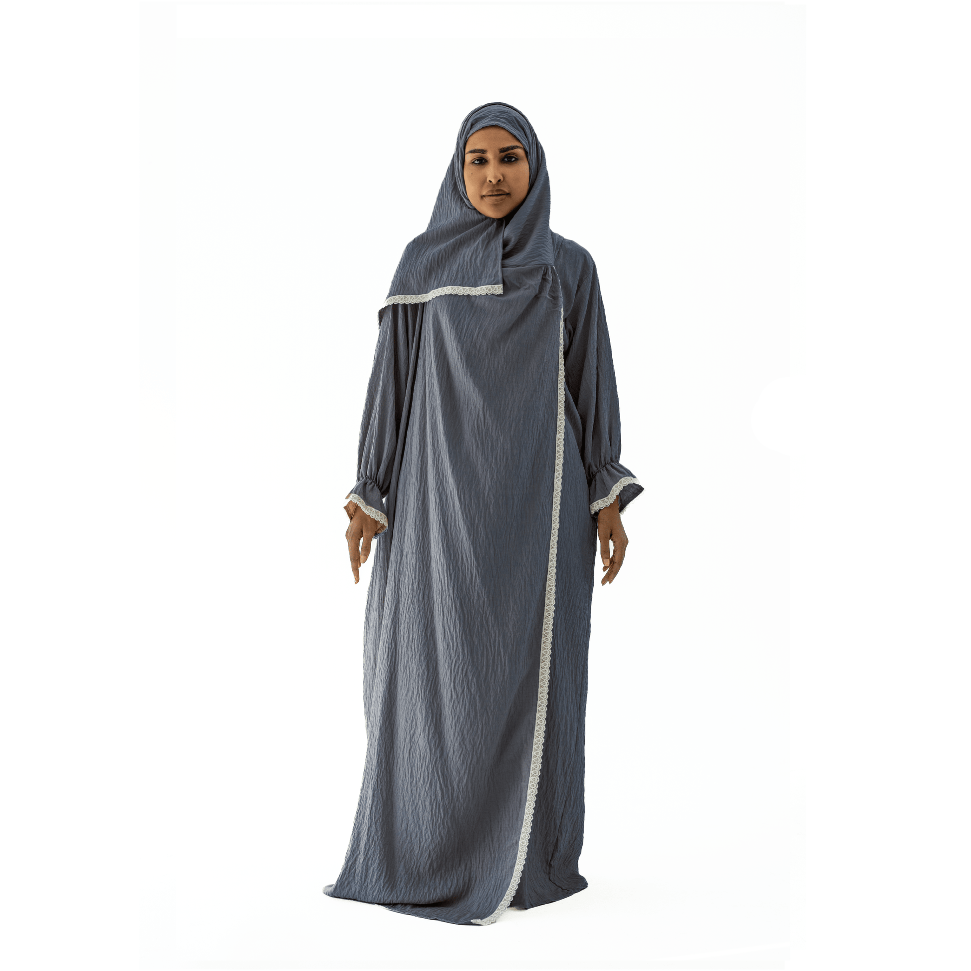 Open Prayer Dress Grey - Nusuki SA