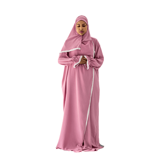 Open Prayer Dress Pink - Nusuki SA