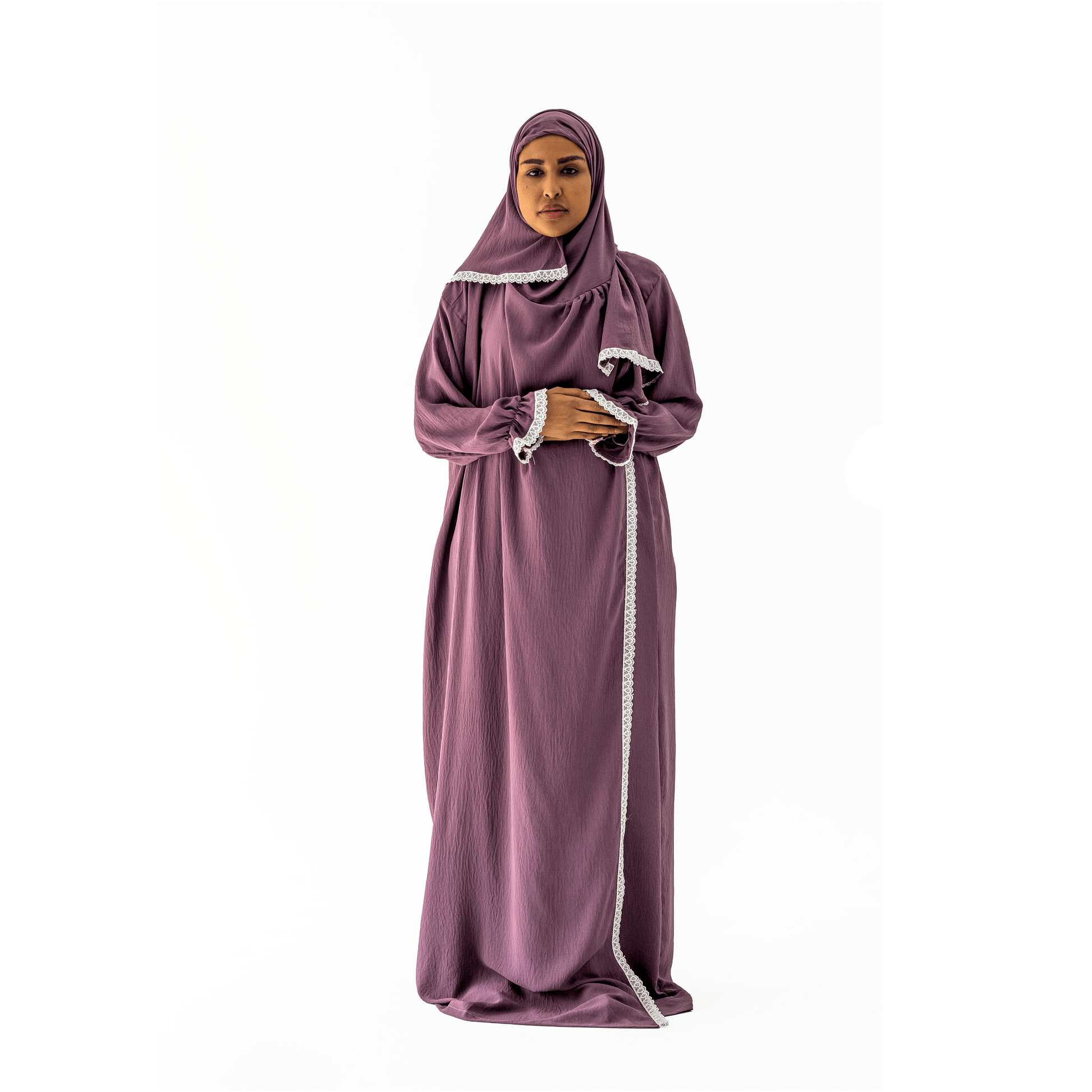 Open Prayer Dress Purple - Nusuki SA