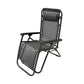 Outdoor Lounges Chair Foldable Black - Nusuki SA