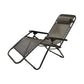 Outdoor Lounges Chair Foldable Brown - Nusuki SA