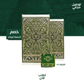 Package 2 Prayer Mats Rawdat Al - Haramain Green - Nusuki SA