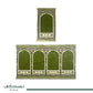 Portable Al Imam Musalla Mat Green
